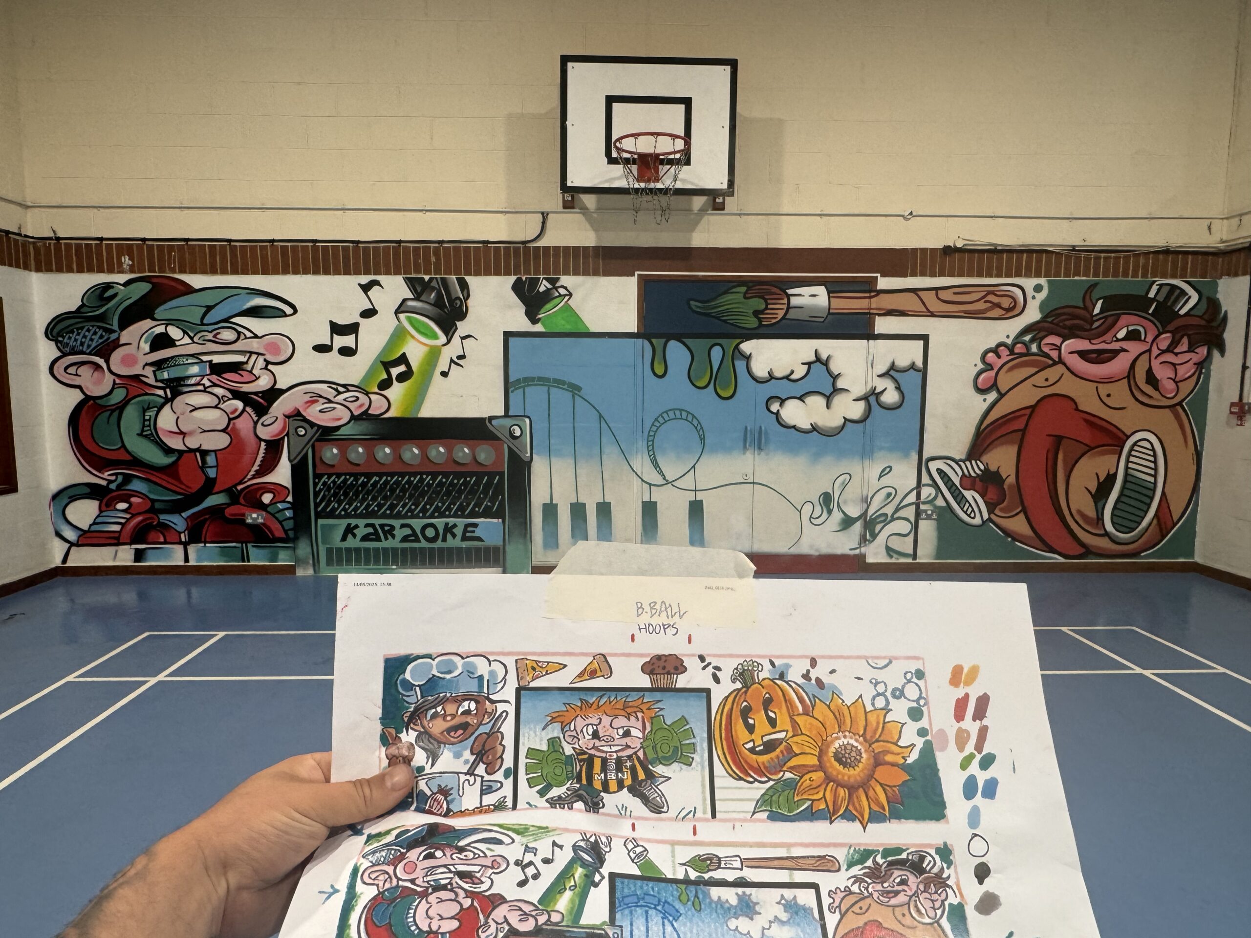 Verwood Hive Mural Project 1