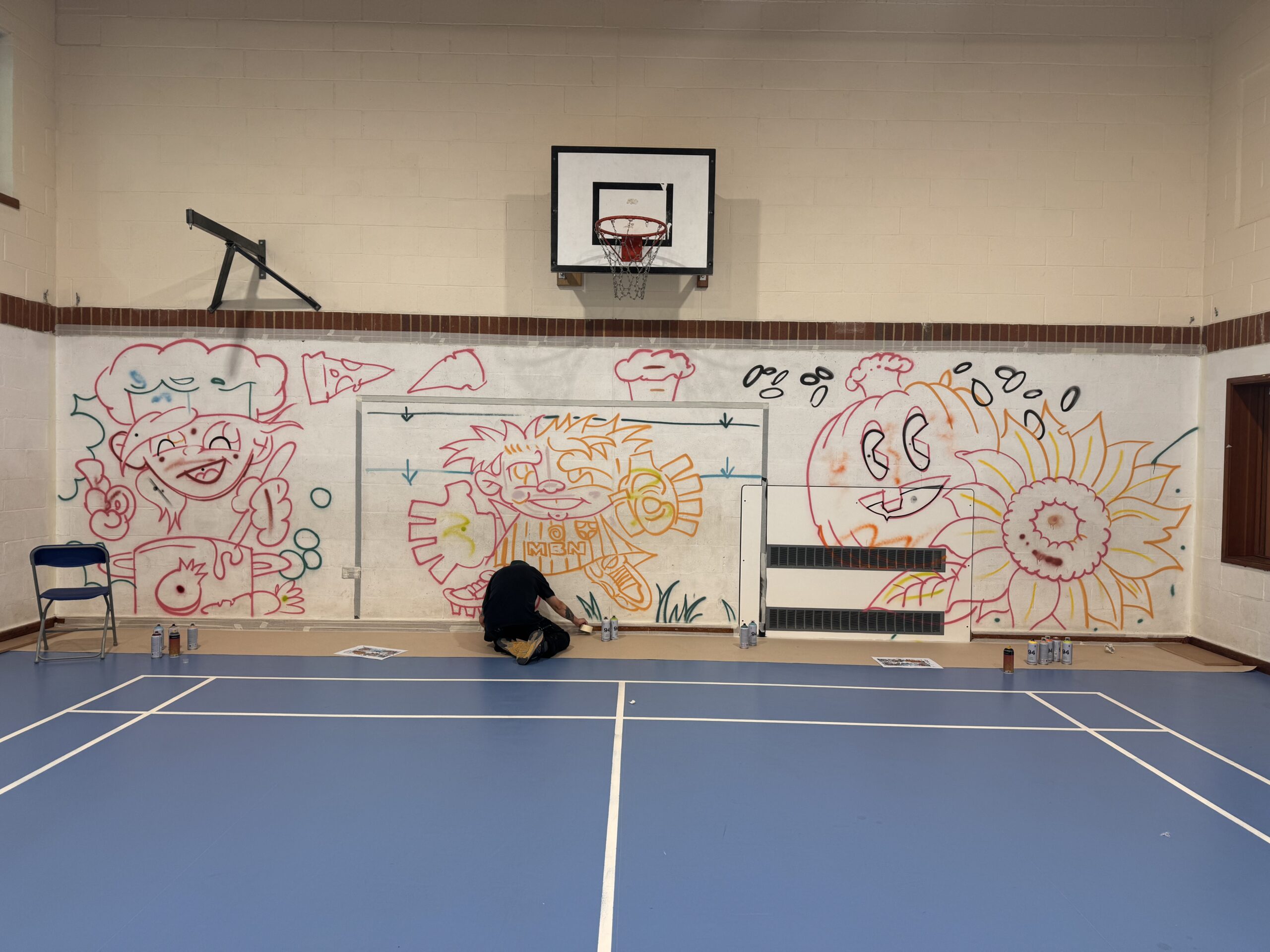 Verwood Hive Mural Project 25