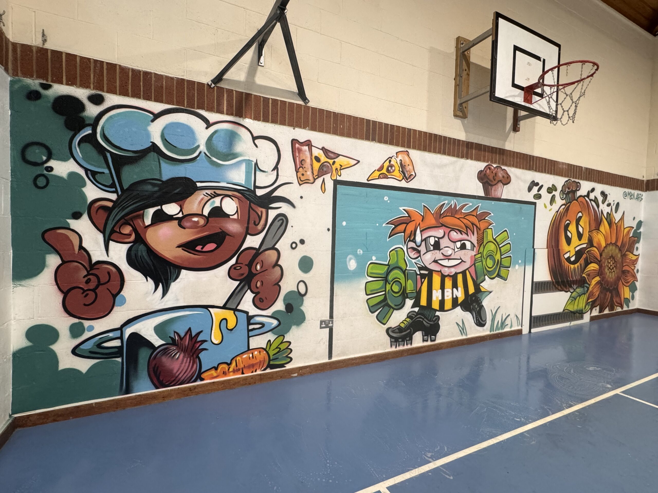 Verwood Hive Mural Project 4